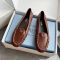 Prada 1D192O Loafers Women Leather Brown