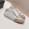 Prada 1E151O Sneakers Women Nappa Leather and Suede Beige
