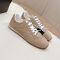 Prada 1E152O Sneakers Women Suede Beige