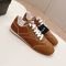 Prada 1E152O Sneakers Women Suede Brown