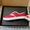 Prada 1E402O Laced Sneakers Women Drill Fabric Red