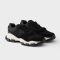 Prada 1E506O Sneakers Unisex Mesh Fabric and Suede Black