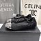 Prada 1E990N Collapse Sneakers Women Suede and Re-Nylon with Metal Toecap Black