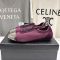 Prada 1E990N Collapse Sneakers Women Suede and Re-Nylon with Metal Toecap Burgundy
