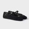 Prada 1F364O Crochet Ballerinas Women Cotton Black