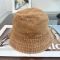 Prada 1HC137 Bucket Hat in Denim Brown