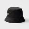 Prada 1HC137 Bucket Hat in Re-Nylon Black