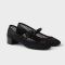 Prada 1I324O Low Heel Ballerinas Women Mesh Fabric Black
