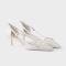 Prada 1I442O Open Side Pumps Women Leather White
