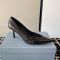Prada 1I442O Pumps 75mm Women Leather Black