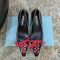 Prada 1I612O Pumps Women Antiqued Leather Black