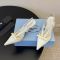 Prada 1I675O Slingback Pumps Women Patent Leather Beige