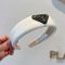 Prada 1IH080 Headband in Leather White