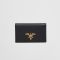 Prada 1MC122 Card Holder in Saffiano Leather with Lettering Logo Black