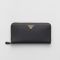 Prada 1ML506 Large Wallet in Saffiano Leather Black