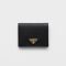 Prada 1MV204 Small Wallet in Saffiano Leather Black