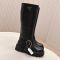 Prada 1U187O High Boots Women Leather Black