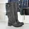 Prada 1U275O High Boots Women Leather Black