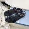 Prada 1X406O Flat Sandals Women Nappa Leather Black