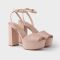 Prada 1XP48B Platform Sandals Women Nappa Leather Pink