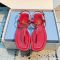 Prada 1Y395O Thong Sandals Women Patent Leather Red