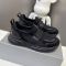 Prada 2DE163 Prax Sneakers Men Mesh Fabric and Leather Black