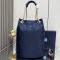 Prada 2VG133 Mariner Medium Tote Bag in Re-Nylon Navy Blue