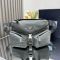 Prada 2VH175 Shoulder Bag in Re-Nylon and Leather Grey