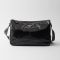 Prada 2VH187 Shoulder Bag in Leather Black