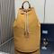 Prada 2VY011 Drawstring Duffle Bag in Canvas Brown