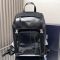 Prada 2VZ135 Backpack in Brushed Leather and Re-Nylon Black