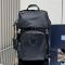 Prada 2VZ135 Backpack in Re-Nylon and Saffiano Leather with Side Logo Black