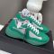 Prada 4E6500 America's Cup Sneakers Unisex Soft Rubber and Bike Fabric Dark Green