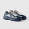 Prada 4E6500 America's Cup Sneakers Unisex Soft Rubber and Bike Fabric Navy Blue