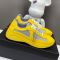 Prada 4E6500 America's Cup Sneakers Unisex Soft Rubber and Bike Fabric Yellow