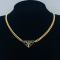 Prada Enamel Triangle Pendant Necklace In Metal Gold