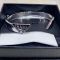 Prada Eternal Gold Bangle Bracelet In Metal with Enamel Triangle Silver/Black