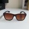 Prada Linea Rossa Square Sunglasses in Acetate Black/Brown
