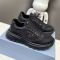 Prada Prax 2.0 Sneakers Unisex Leather and Mesh Black