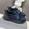 Prada Prax Sneakers Men Leather and Mesh Blue