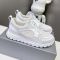 Prada Prax Sneakers Men Leather and Mesh White
