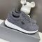 Prada Prax Sneakers Men Suede and Re-Nylon Grey