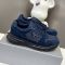 Prada Prax Sneakers Men Suede and Re-Nylon Navy Blue