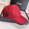 Prada Speedrock Baseball Cap in Re-Nylon Red