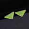Prada Symbole Earrings In Metal Silver/Green