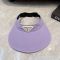 Prada Triangle Logo Visor Hat in Cotton Light Purple