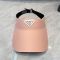 Prada Triangle Logo Visor Hat in Re-Nylon Pink