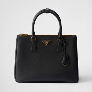 Prada 1BA274 Galleria Large Bag in Saffiano Leather Black