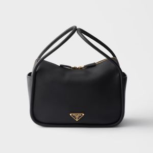 Prada 1BA451 Darling Handbag in Leather Black