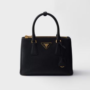 Prada 1BA896 Galleria Small Bag in Saffiano Leather Black